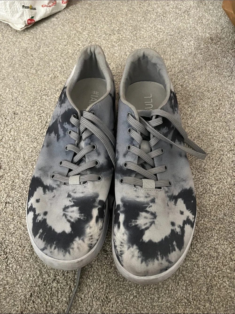 No Bull Men’s 9.5 /Womens 11 Grey Tie-Dye Sneakers